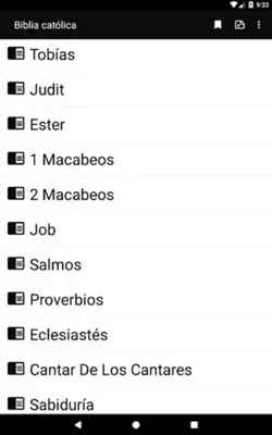 Biblia católica en español android App screenshot 14